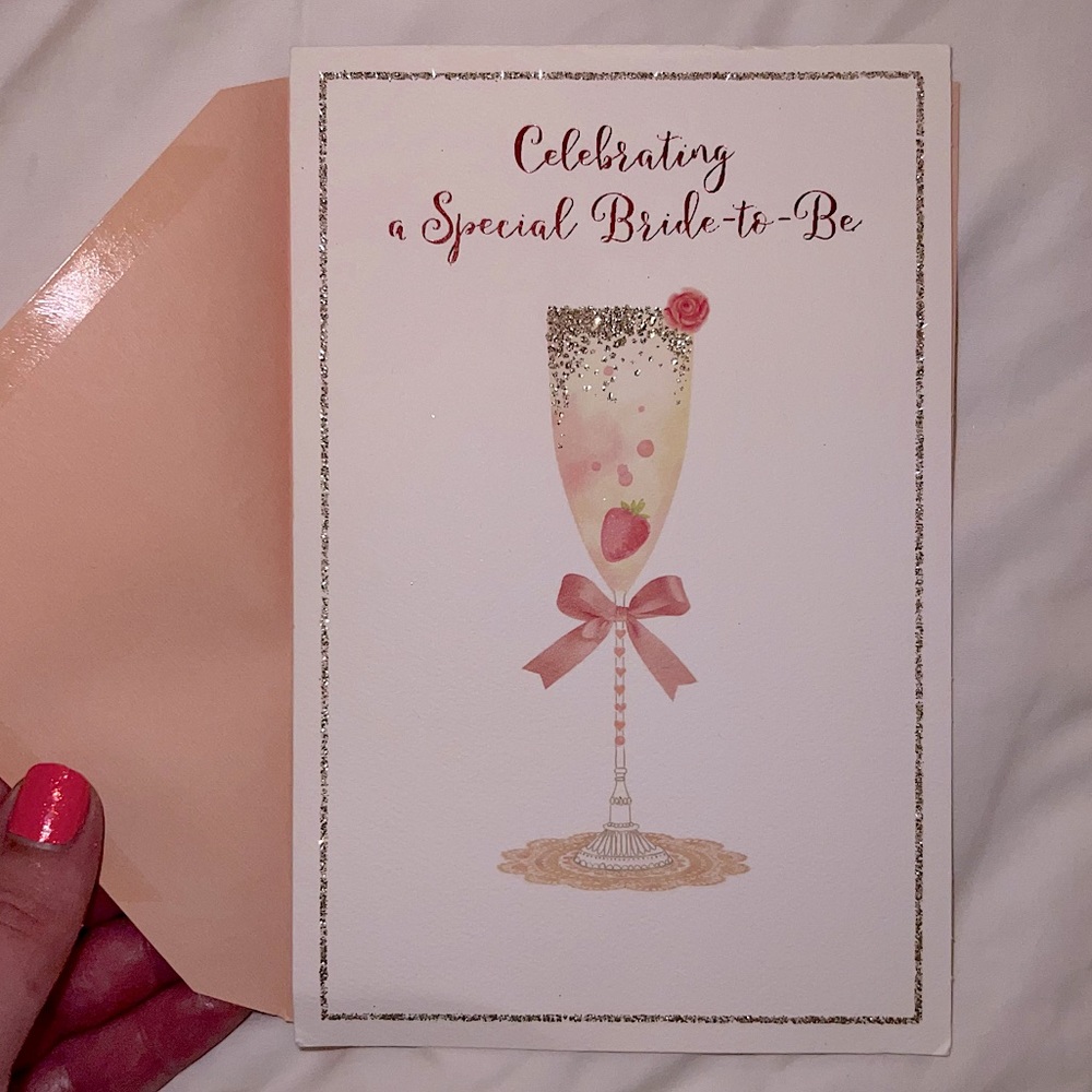 New! Bridal Shower Card 🥂 ✨